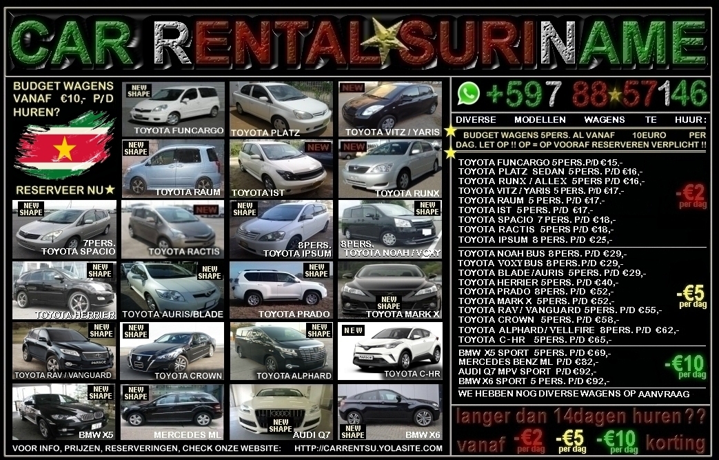 CAR RENTAL SURINAME (C.R.S.)